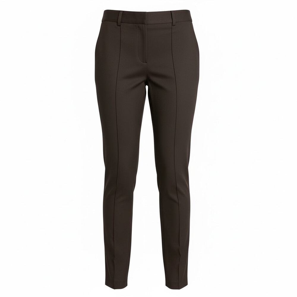 TOD'S Slim Fit Wool Pants Brown 100% Wool Size IT 38‎ XS